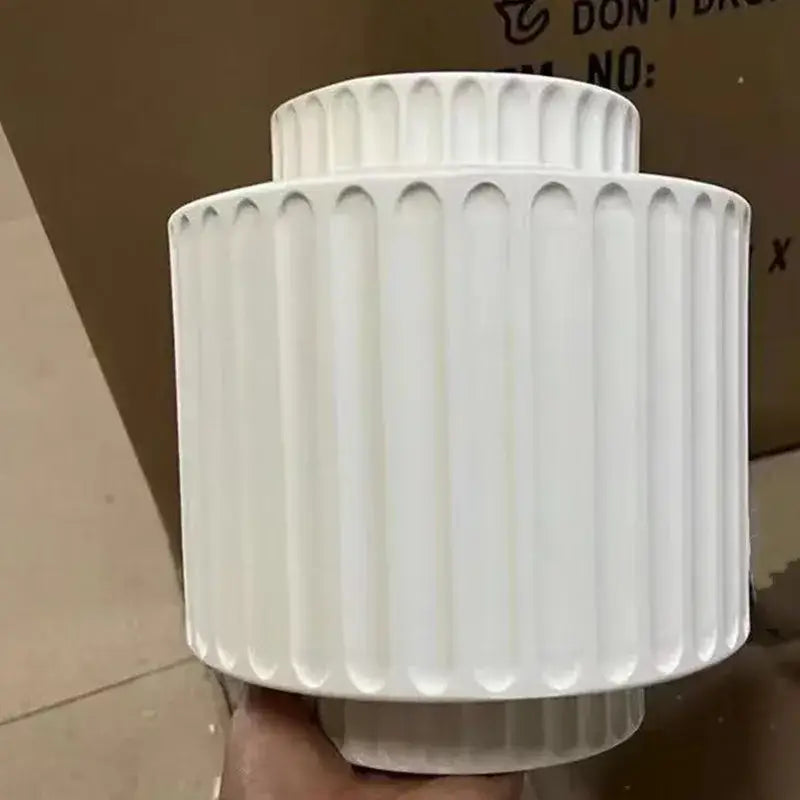 Cream Fluted Wall Lamp