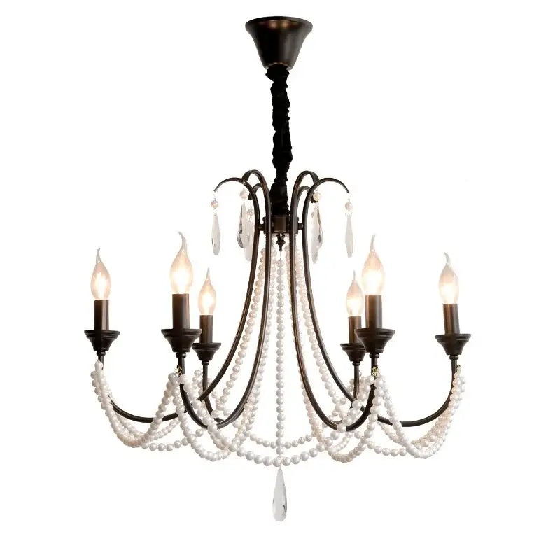 Black E14 Candle Chandelier