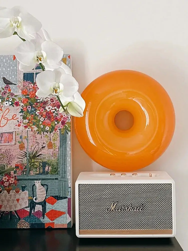 Orange Glossy Wall Lamp