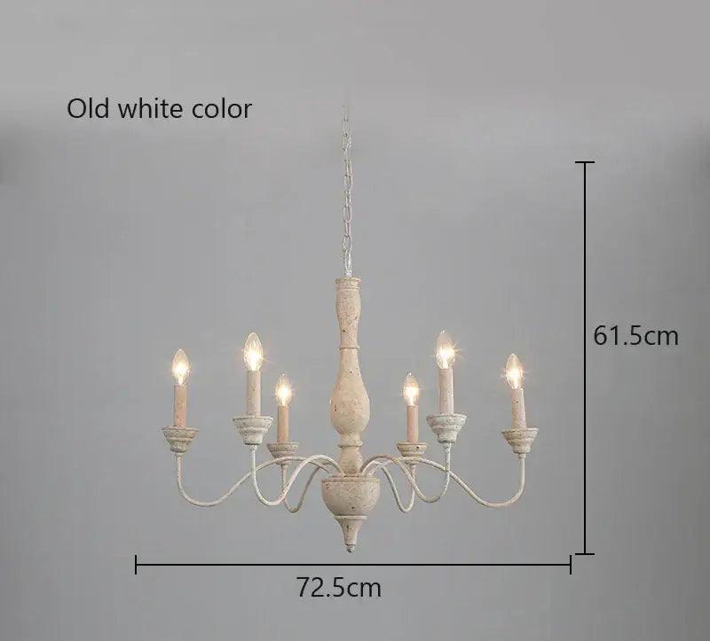 Wooden Vintage Chandelier