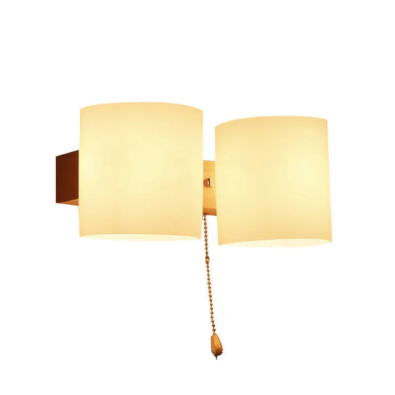 Glass Copper Wall Lamp