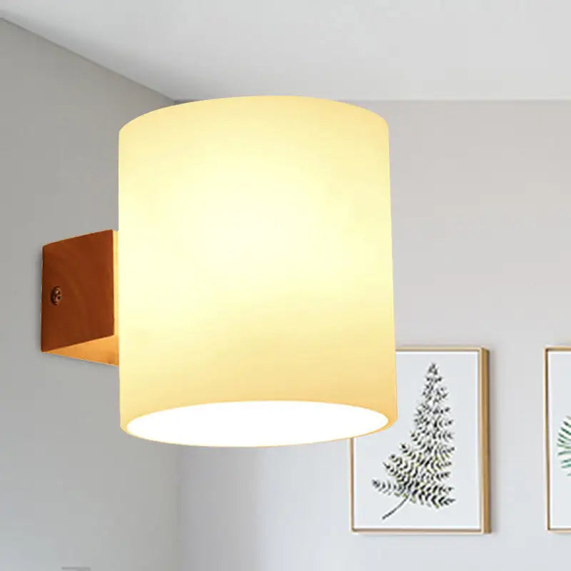 Glass Copper Wall Lamp