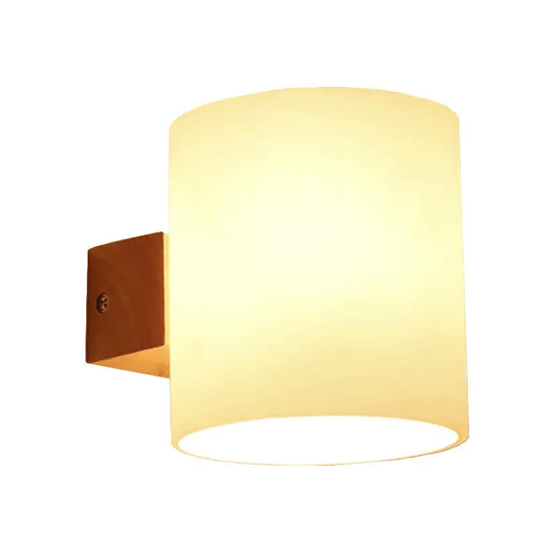 Glass Copper Wall Lamp