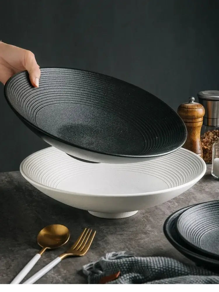 White Ceramic Soup Bowls