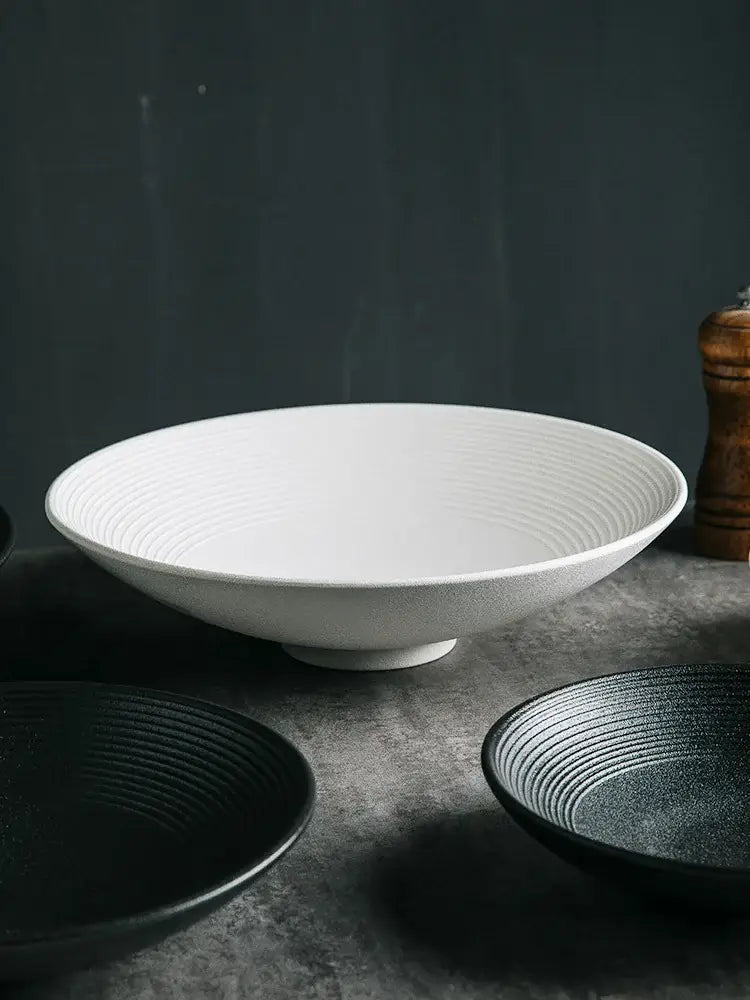 White Ceramic Soup Bowls