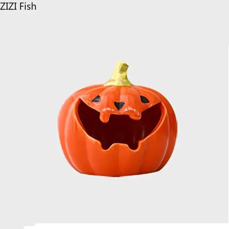 Ceramic Pumpkin Ashtray