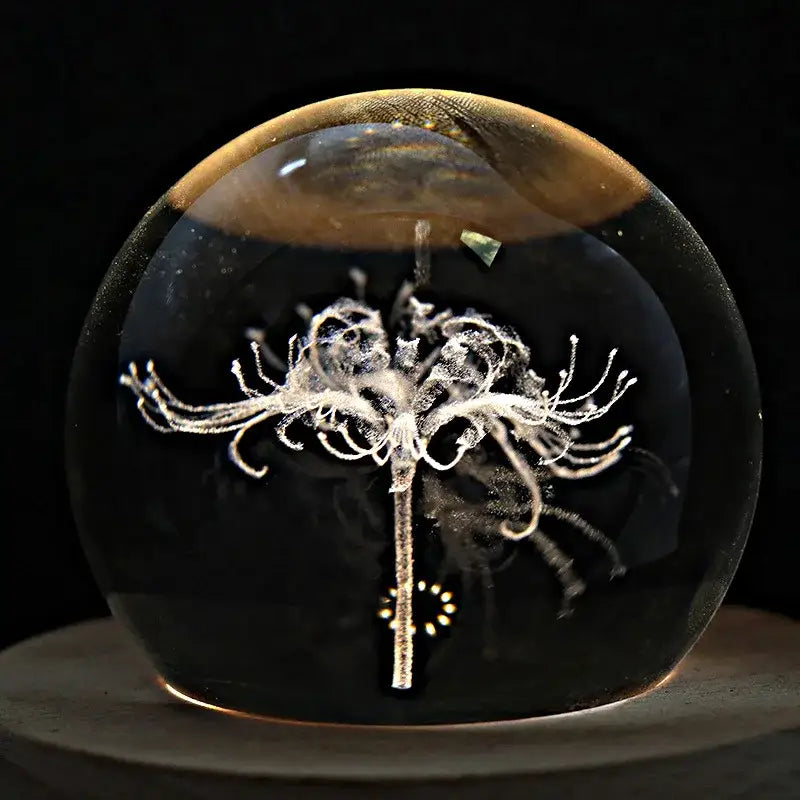 Wooden Crystal Music Box
