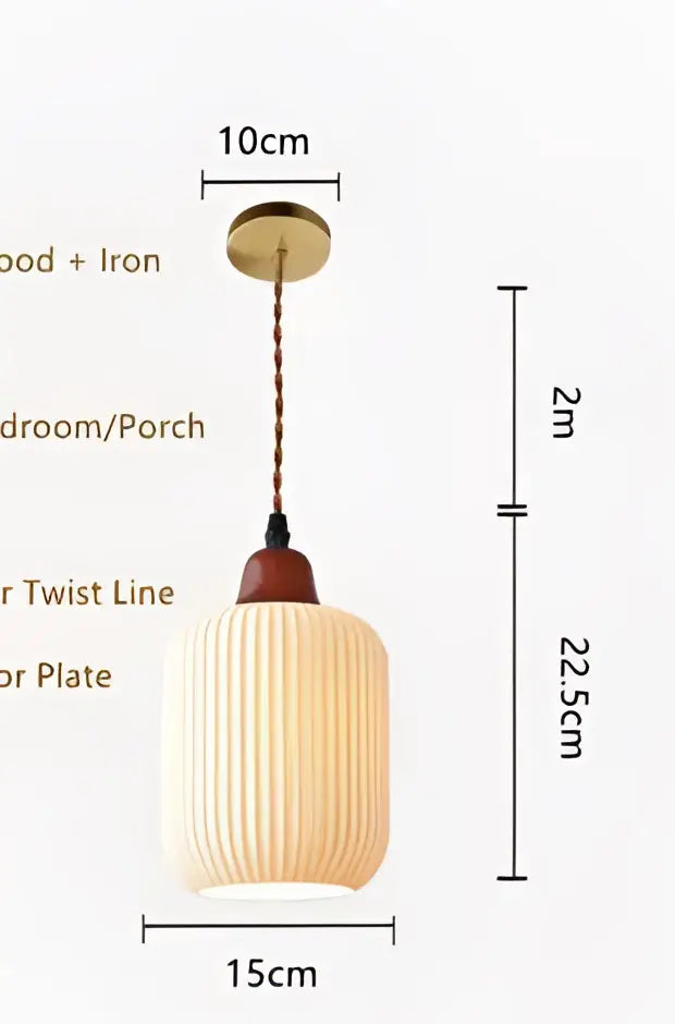 Amber Glass Geometric Pendant Light for Dining