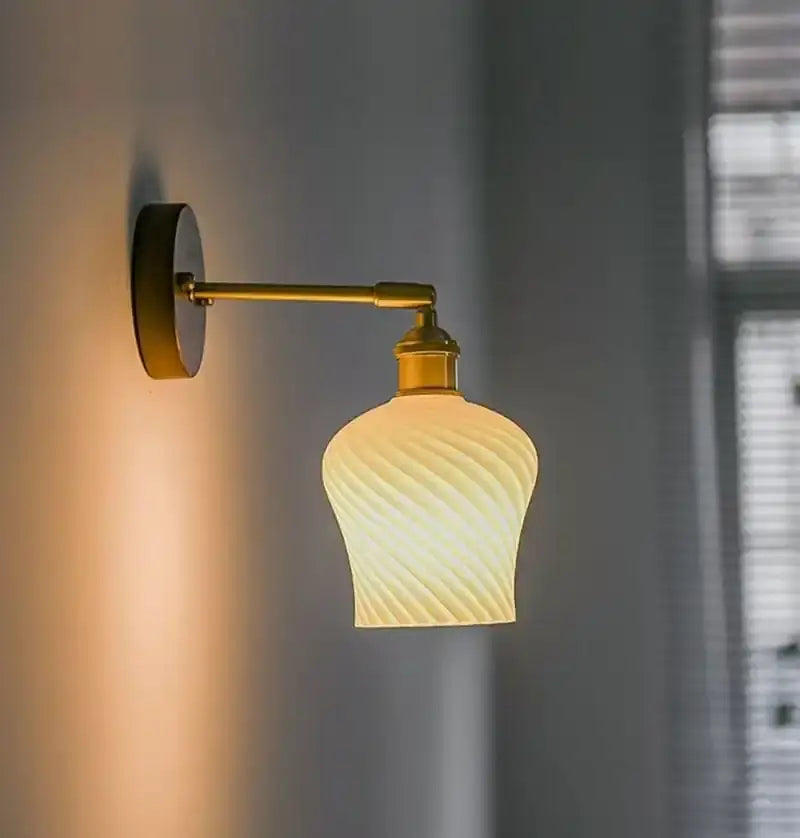 Amber Glass Geometric Pendant Light for Dining