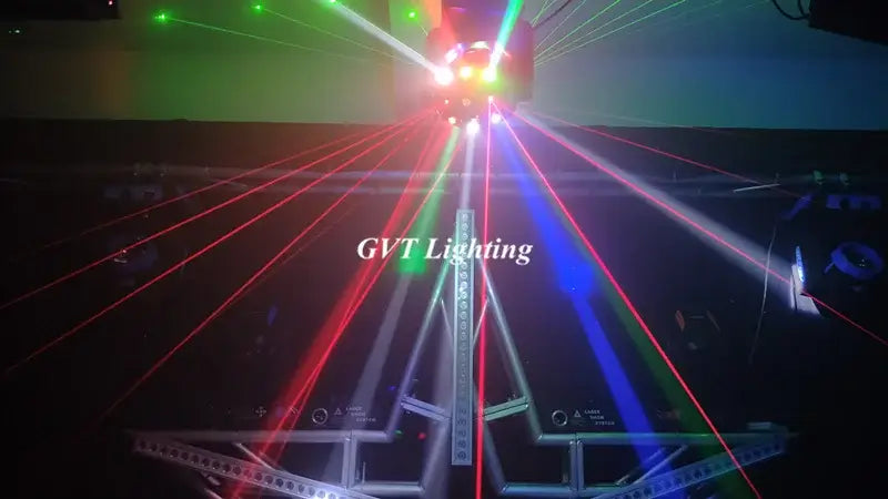 Black Geometric Beam Light