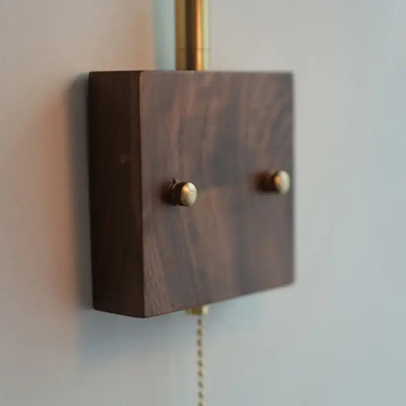 Blue Brass LED Sconce