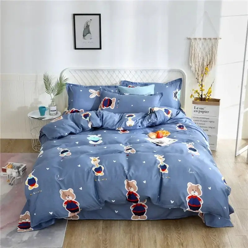 Blue Coral Fleece Blanket 220x240cm