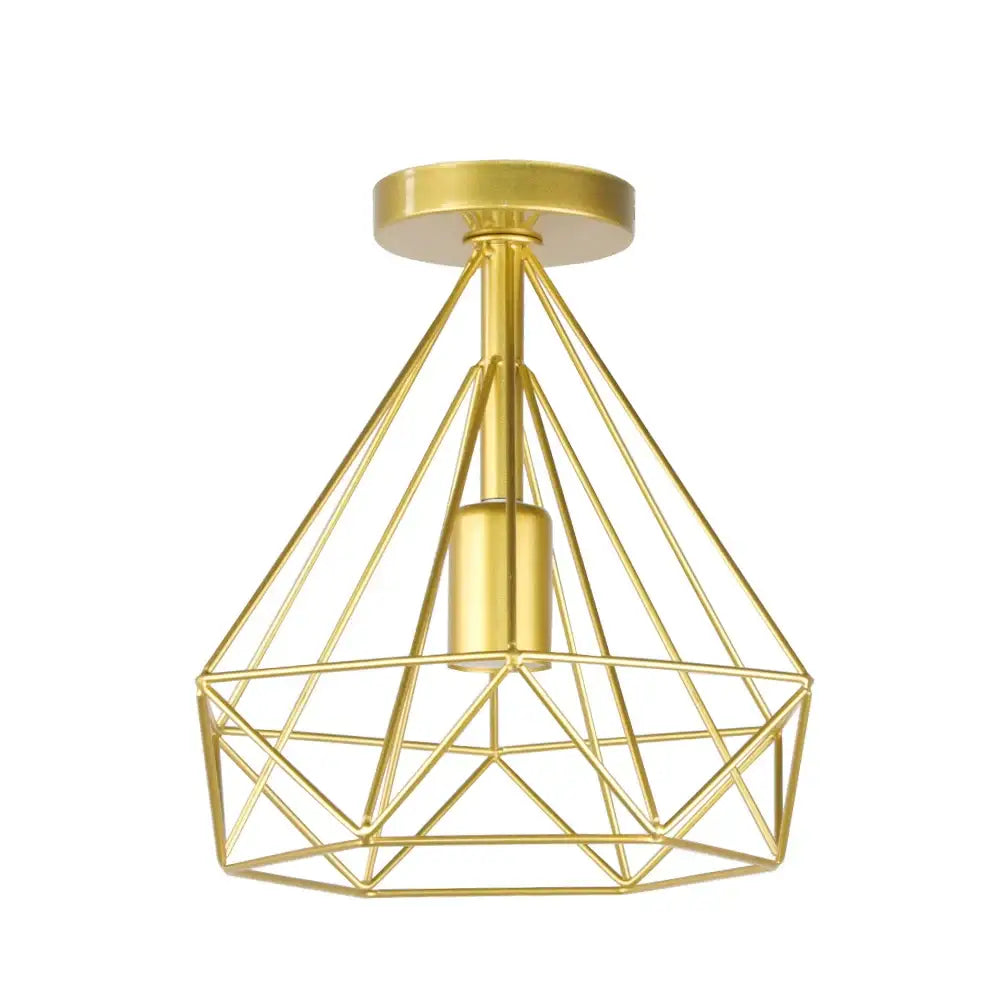 Iron Cage Ceiling Light