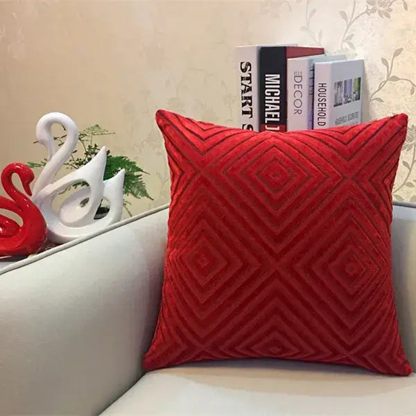 Grey Chenille Cushion Cover