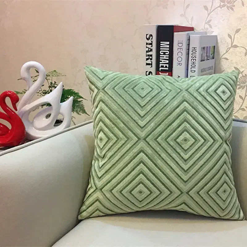 Grey Chenille Cushion Cover