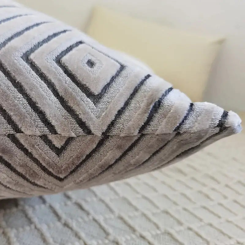 Grey Chenille Cushion Cover