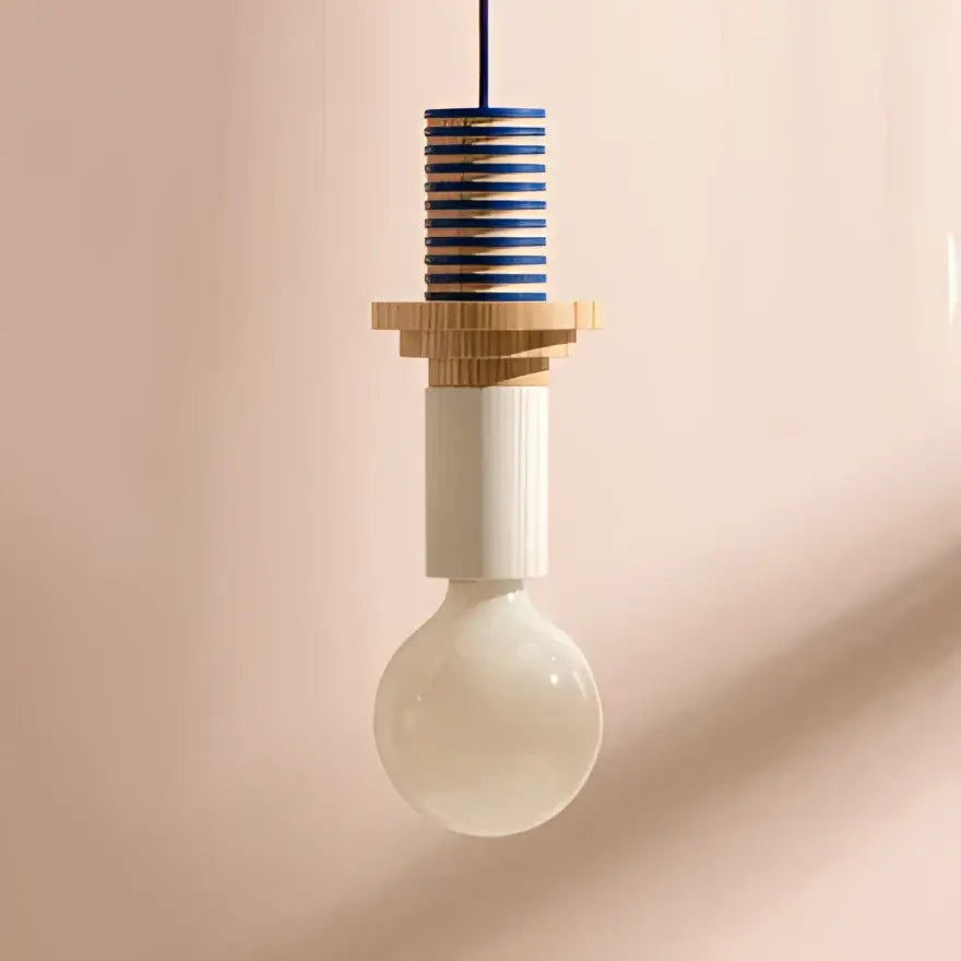 Colorful Wooden Pendant Light