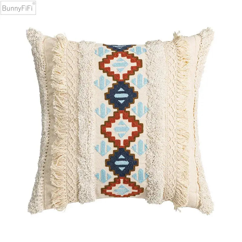 Velvet Ethnic Cushion Cover