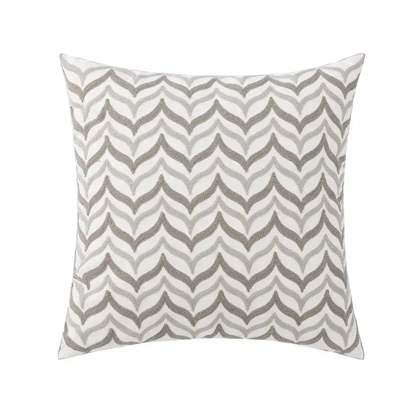 Black Grey Cushion Cover