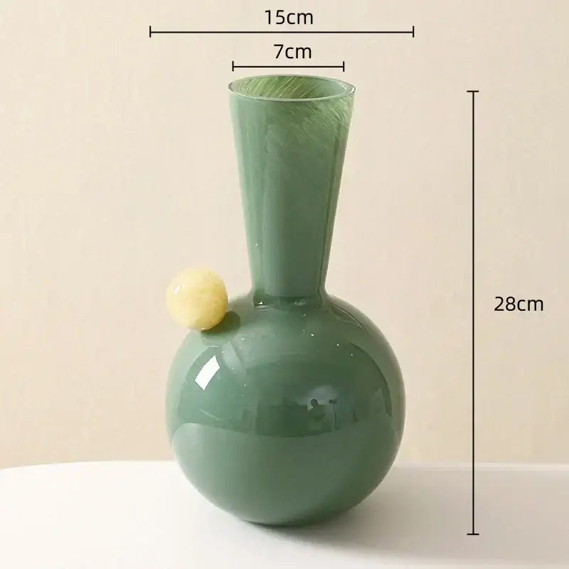 Clear Geometric Sphere Vases
