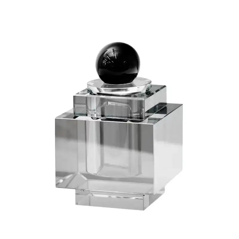 Crystal Geometric Storage Jar
