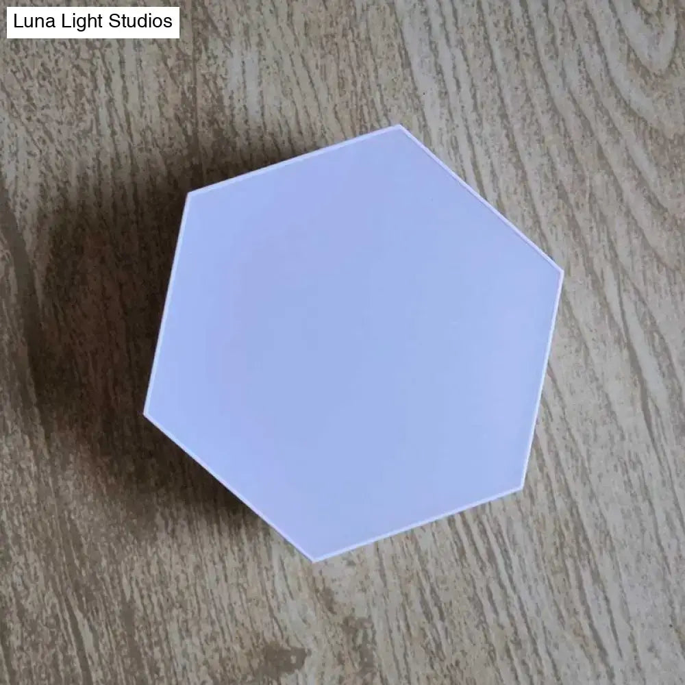 Hexagon LED Wall Lights
