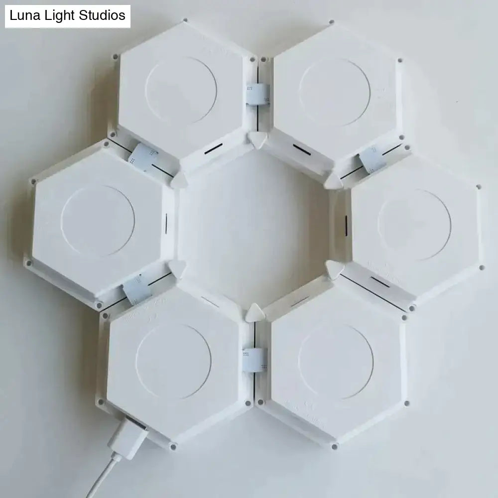Hexagon LED Wall Lights