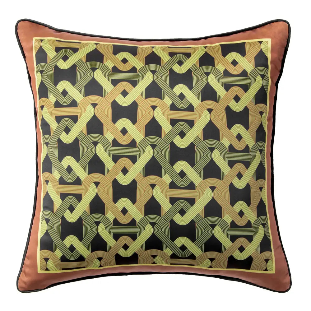 Indigo White Embroidered Pillow