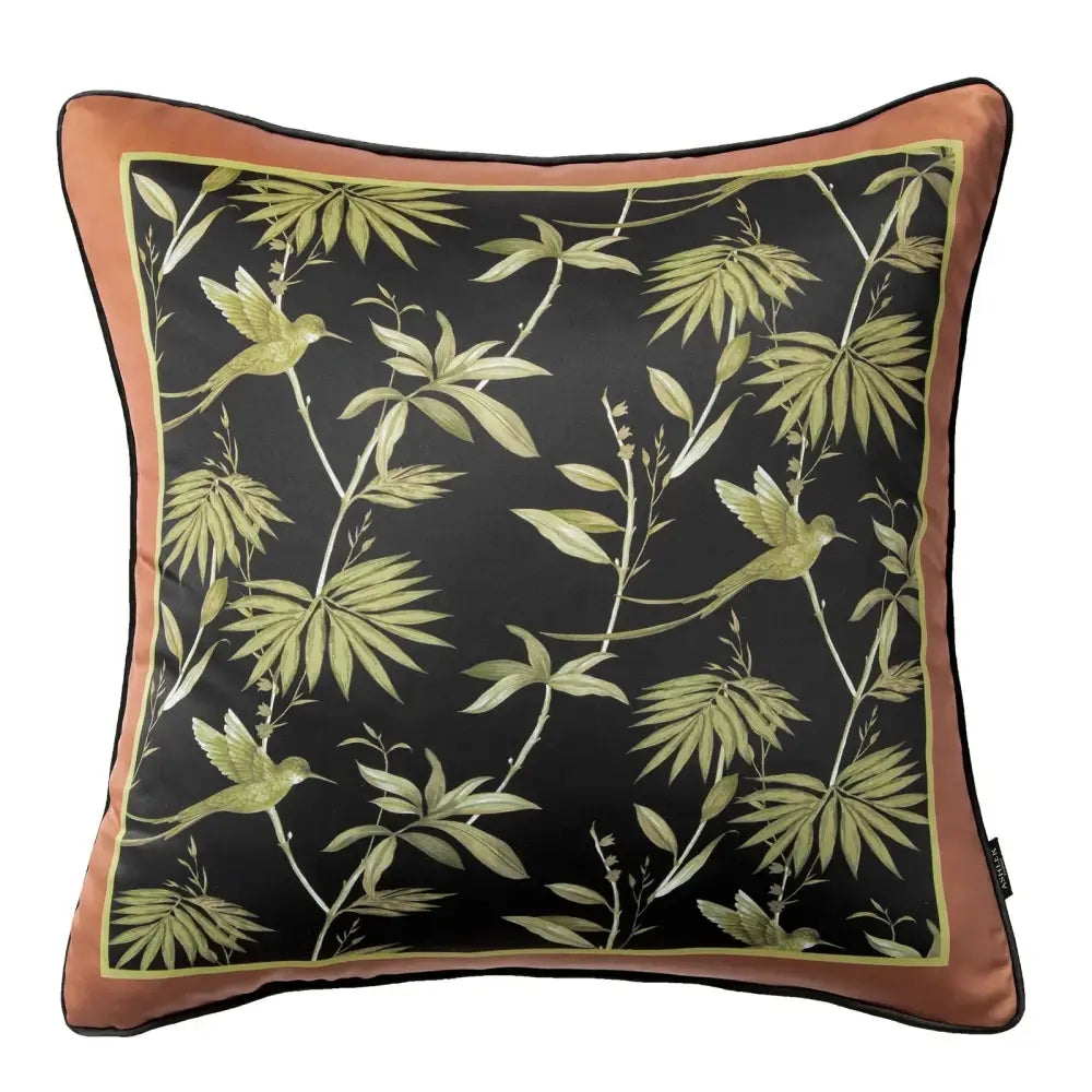 Indigo White Embroidered Pillow