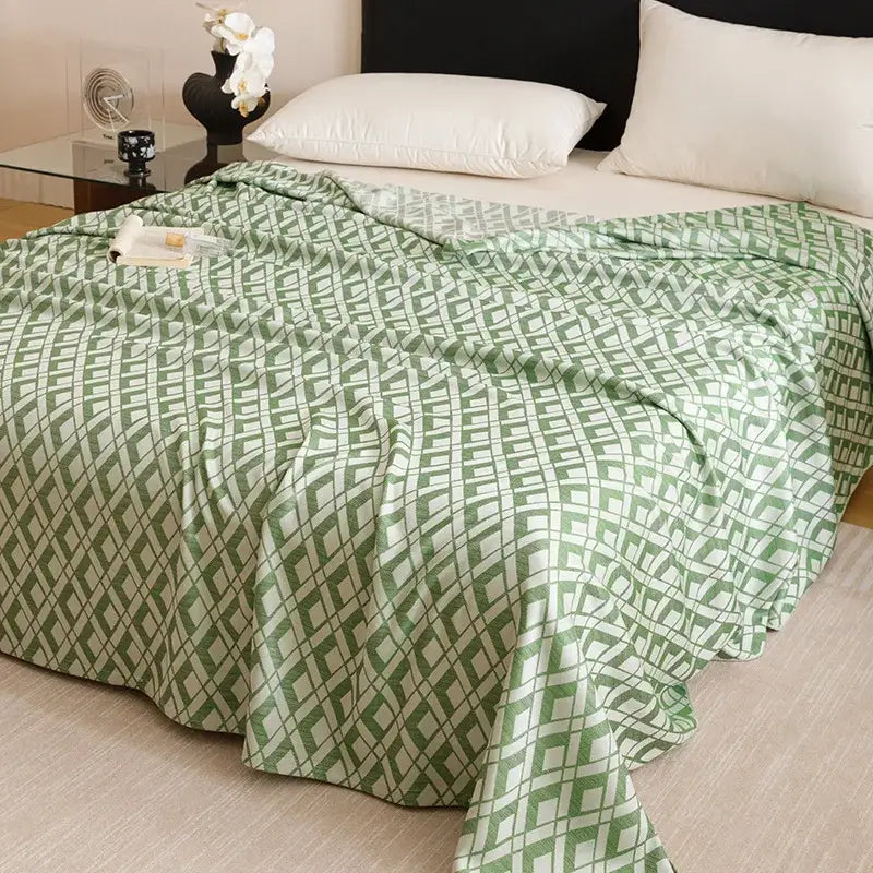 Pink Bamboo Summer Blanket