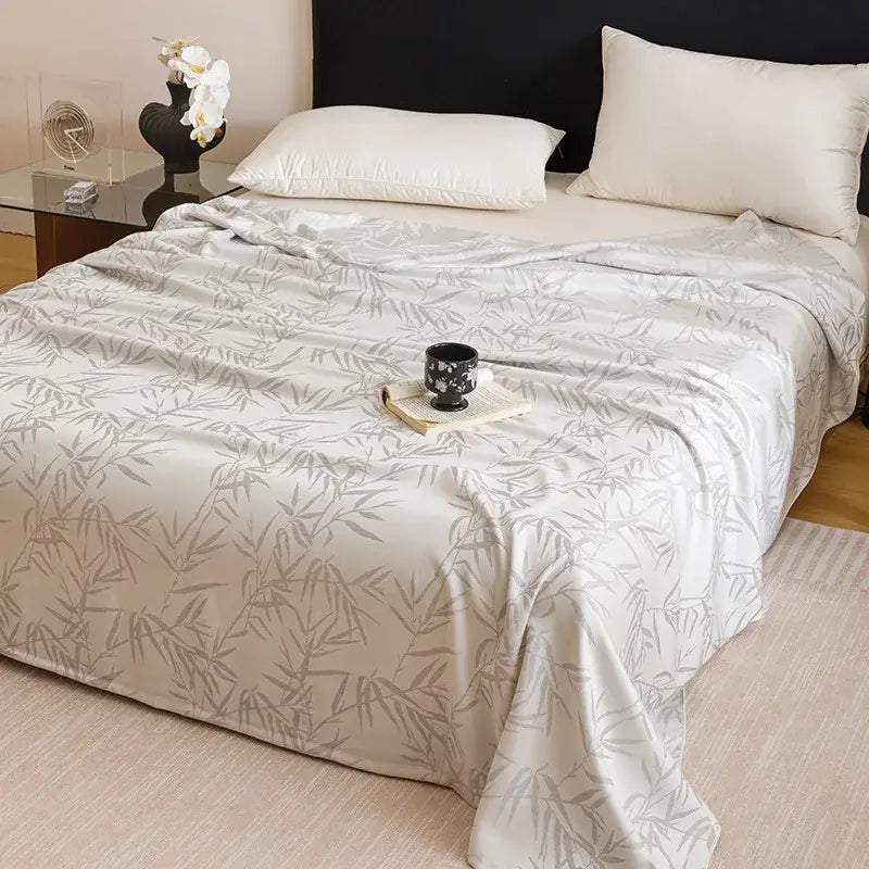 Pink Bamboo Summer Blanket