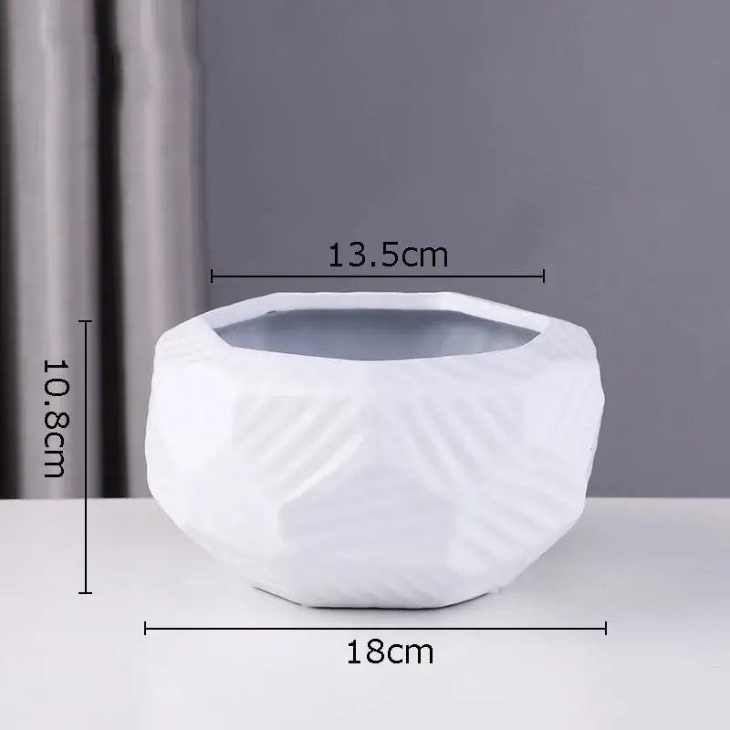Stacked Ceramic Vase Trio