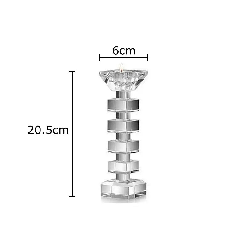 Crystal Cube Candle Holder