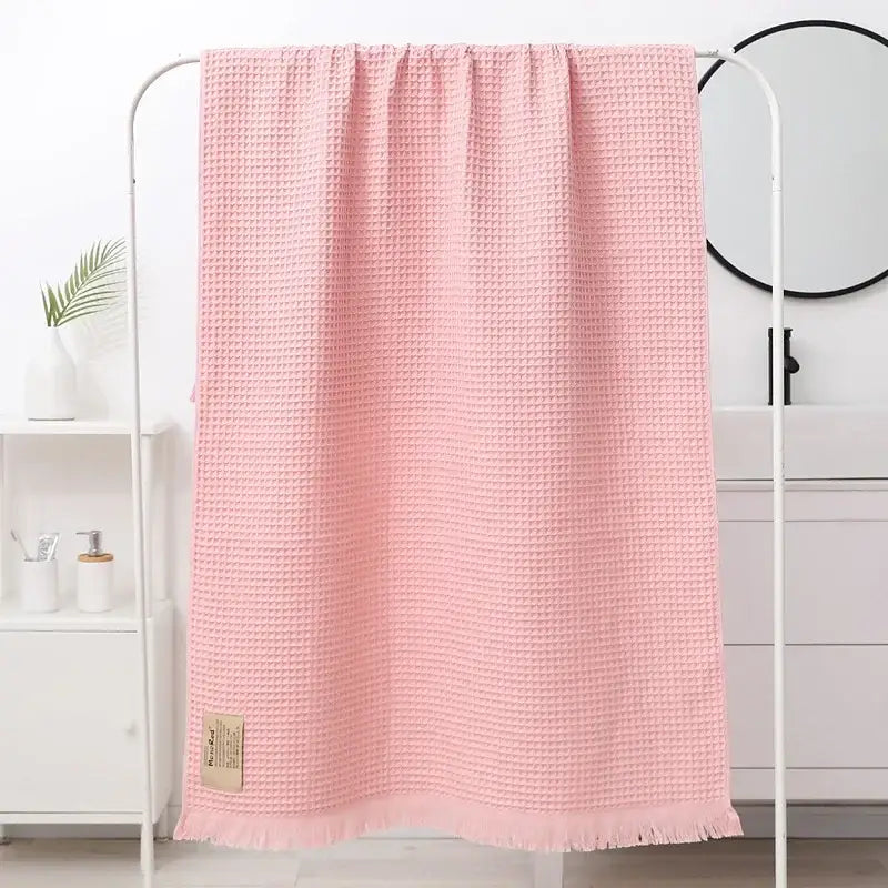 Multi Colored Waffle Towel