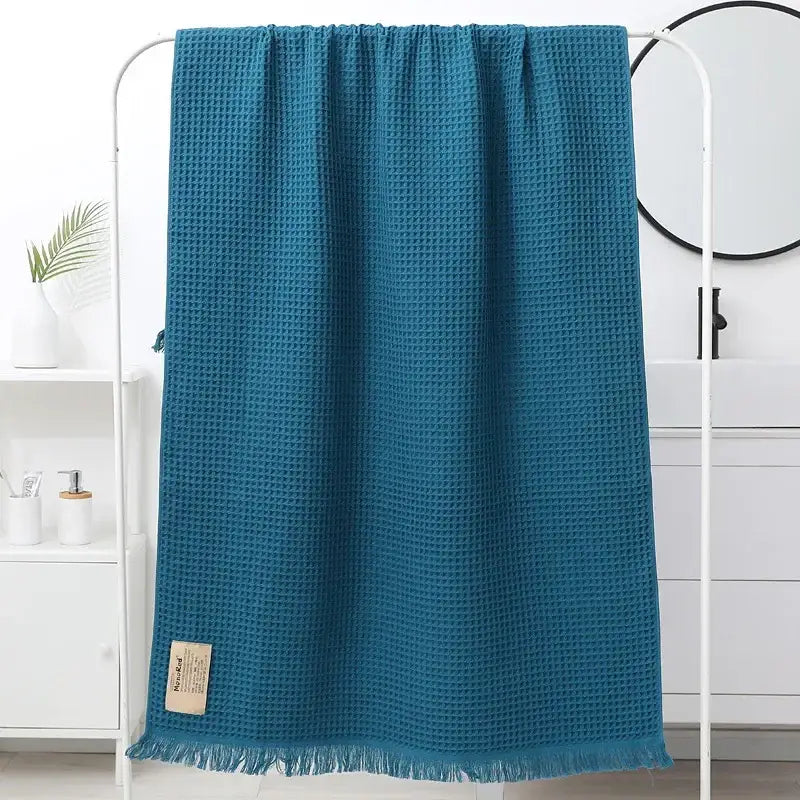 Multi Colored Waffle Towel