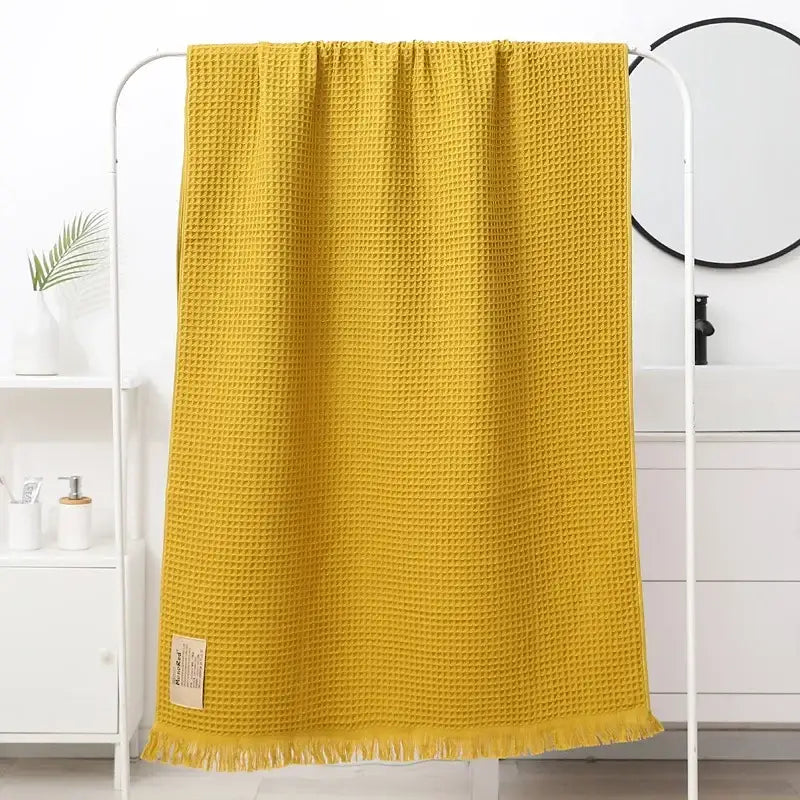 Multi Colored Waffle Towel