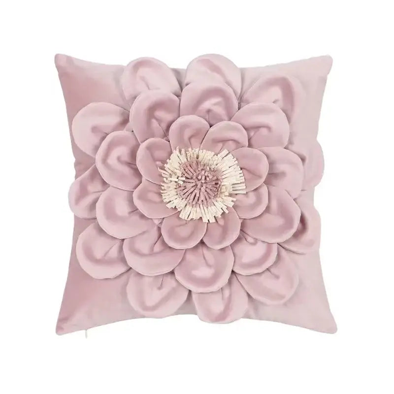 Beige Gray Geometric Cushion