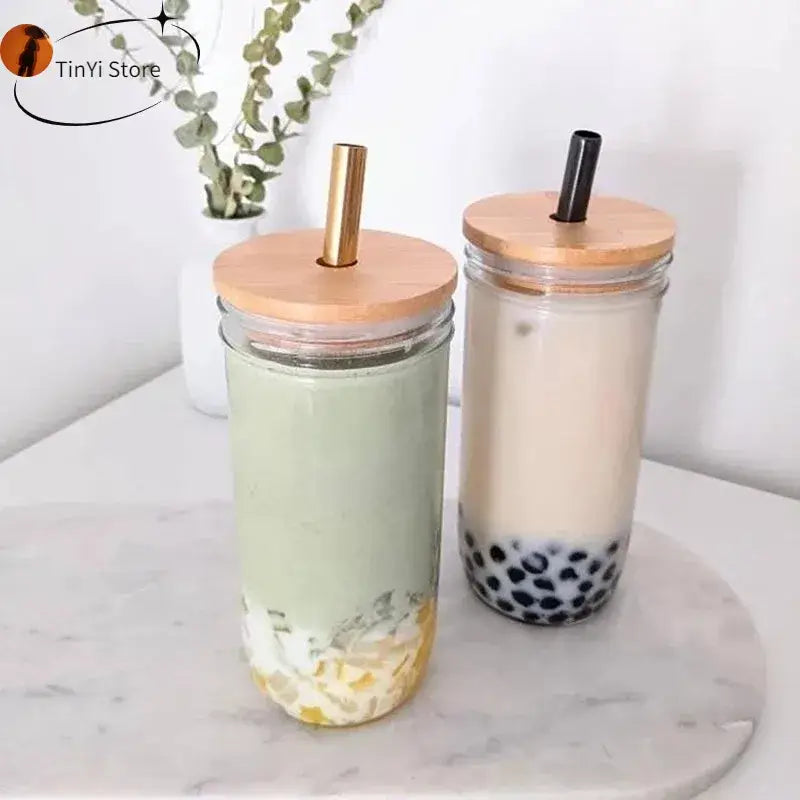 Bamboo Lid Smoothie Cup