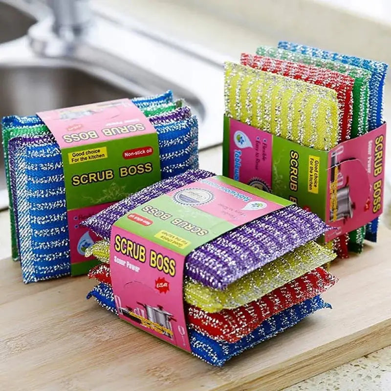 Multicolor Kitchen Scrubber Set