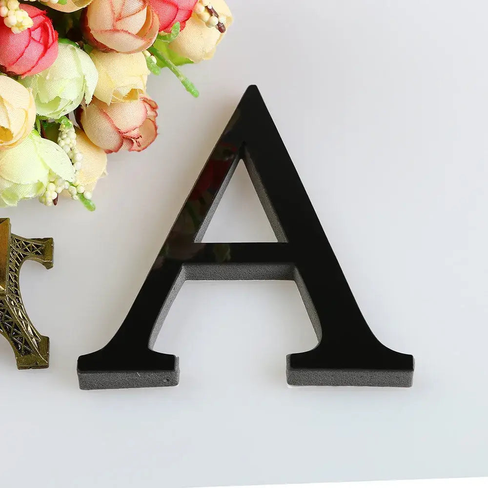 Gold Mirror Wall Letters