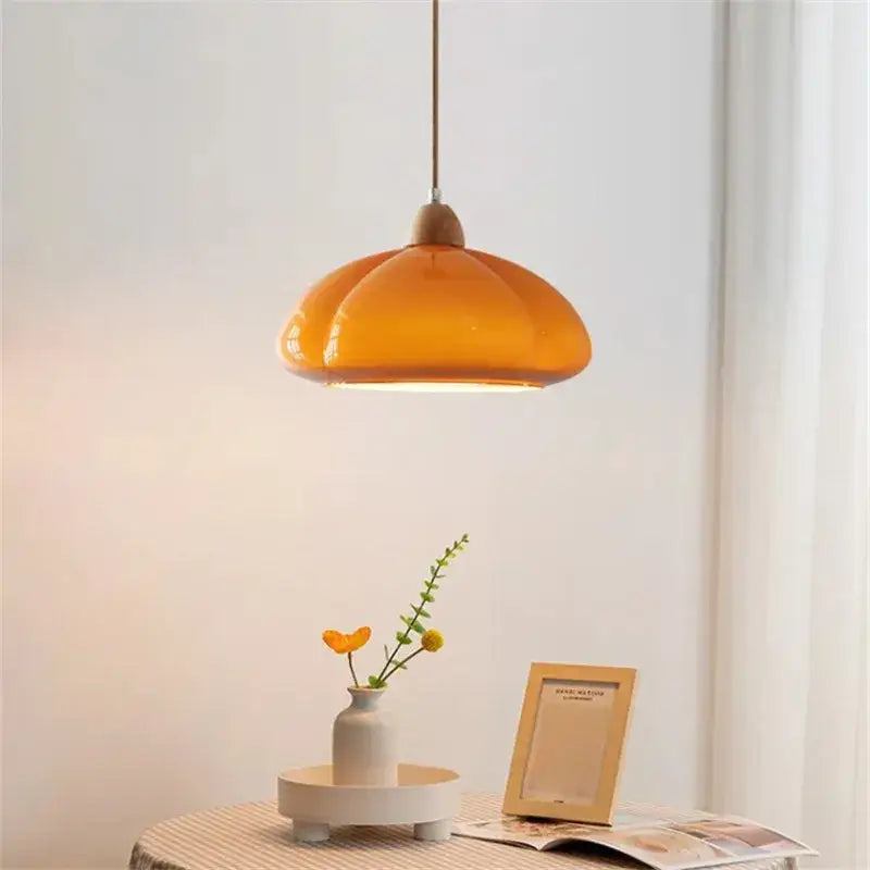 Orange Pumpkin Ceramic Chandelier