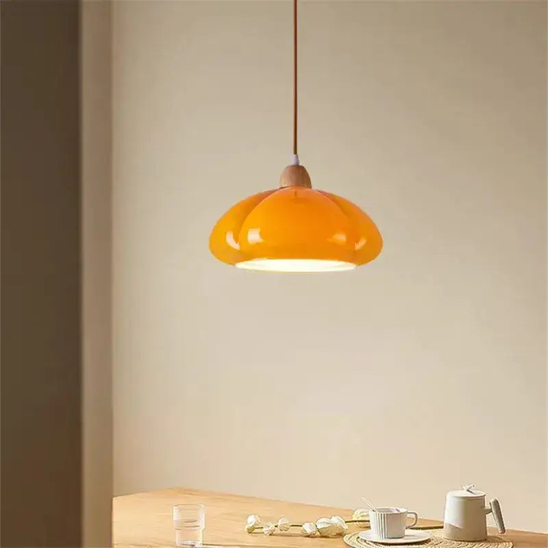 Orange Pumpkin Ceramic Chandelier