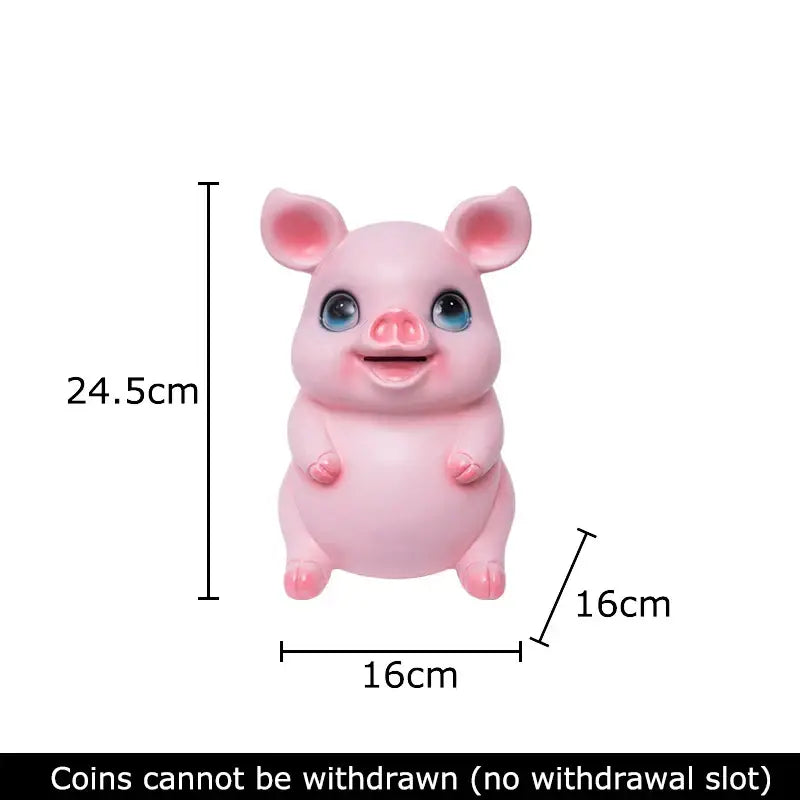 Pink Piggy Bank Sculpture