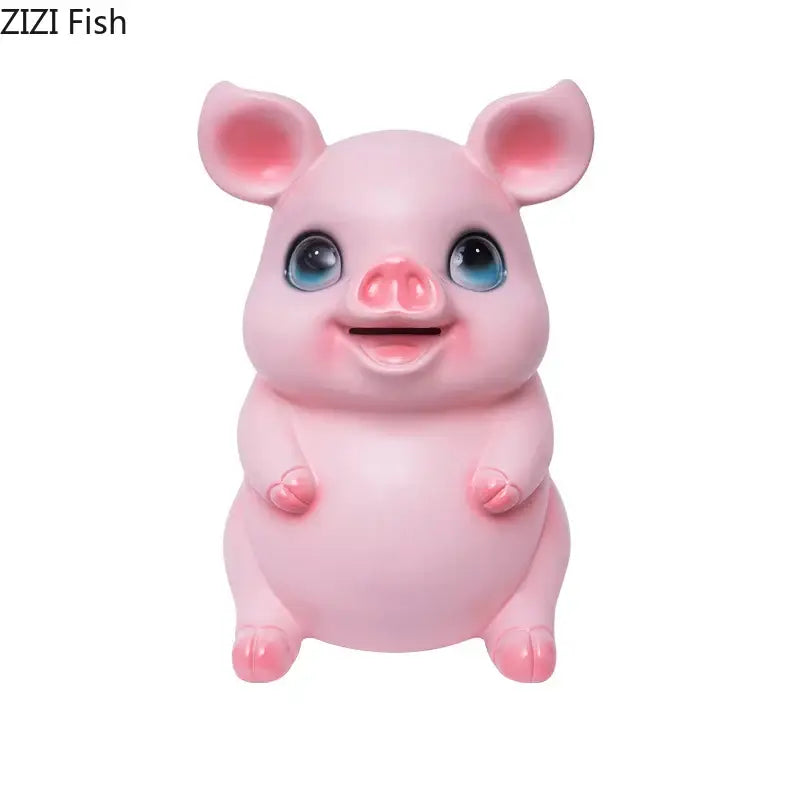 Pink Piggy Bank Sculpture
