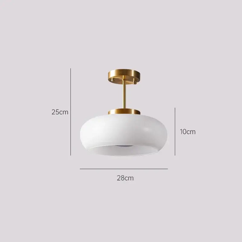 Yellow Glass Ball Pendant