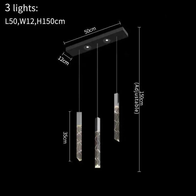 Gold Crystal 40-Light Living Room Staircase Chandelier