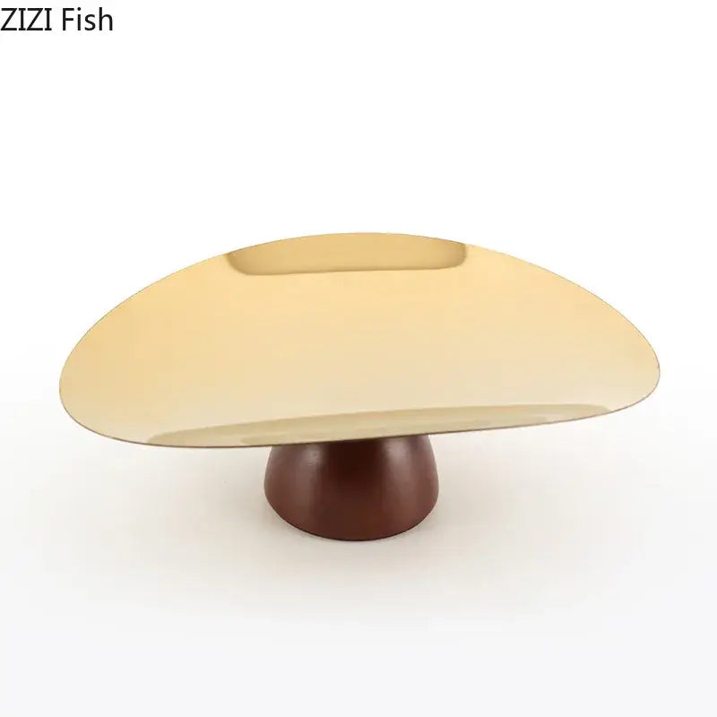 Gold Wood Cake Stand Set