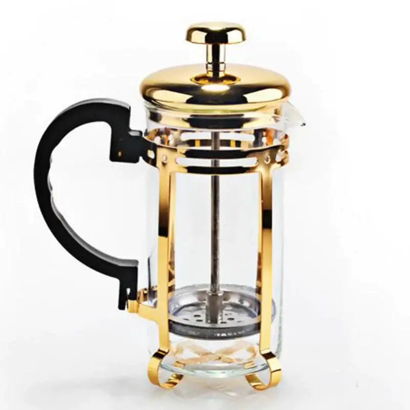 Gold Silver French Press