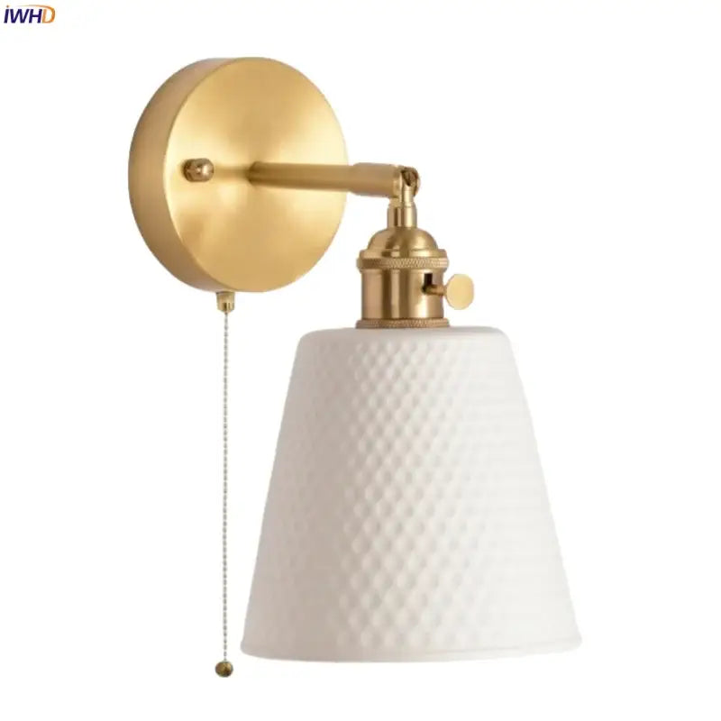 Gold Ceramic Wall Sconce