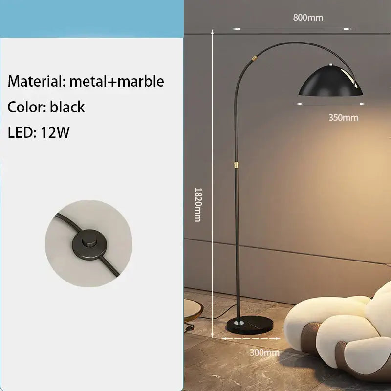 Gold Marble Floor Lamp